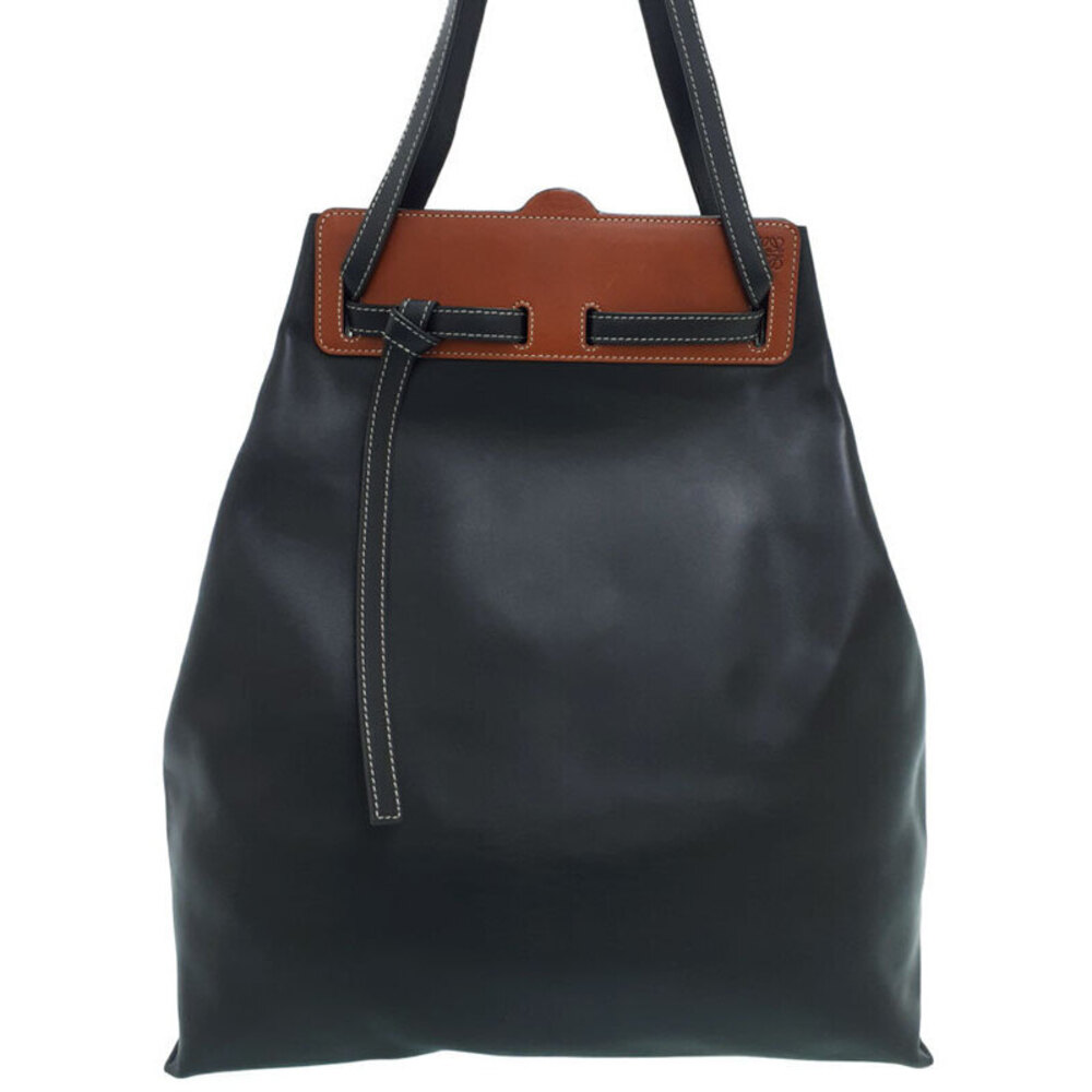 Loewe Lazo Tote Leather Shoulder Bag
